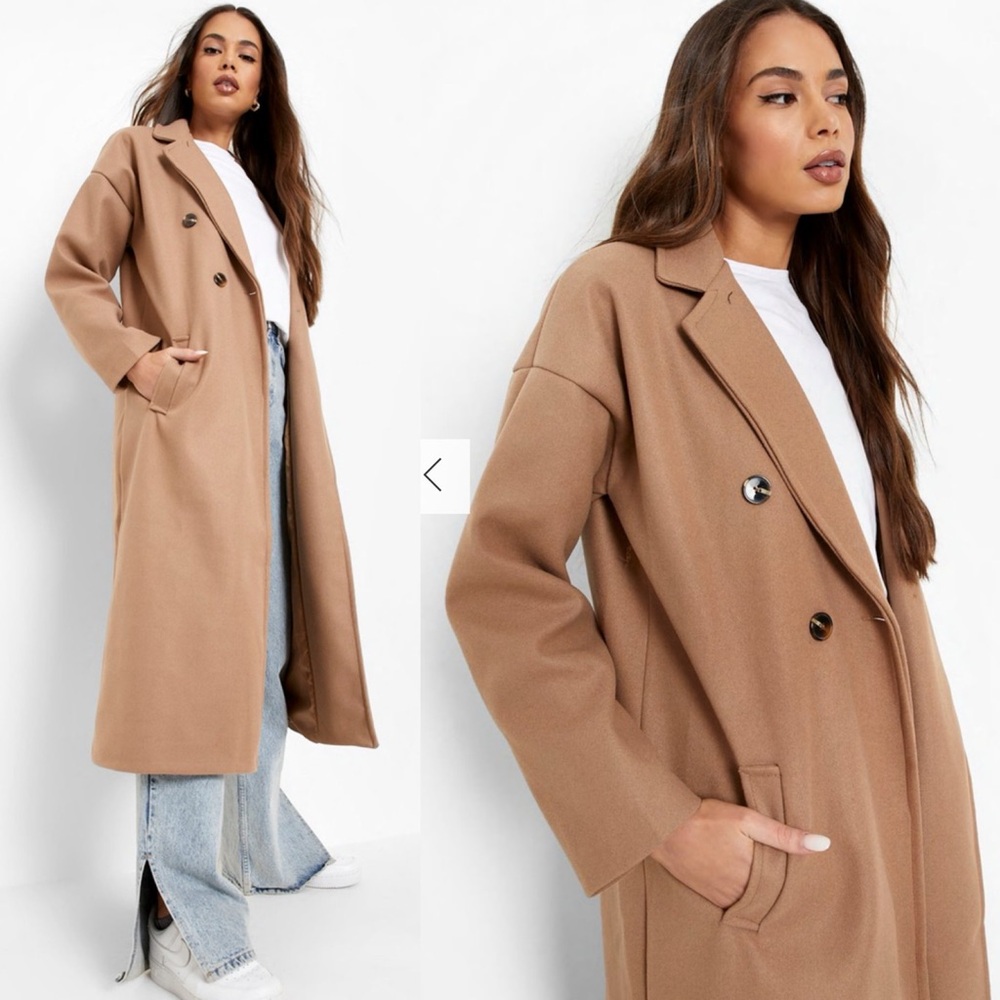 Boohoo Wool Look Coat